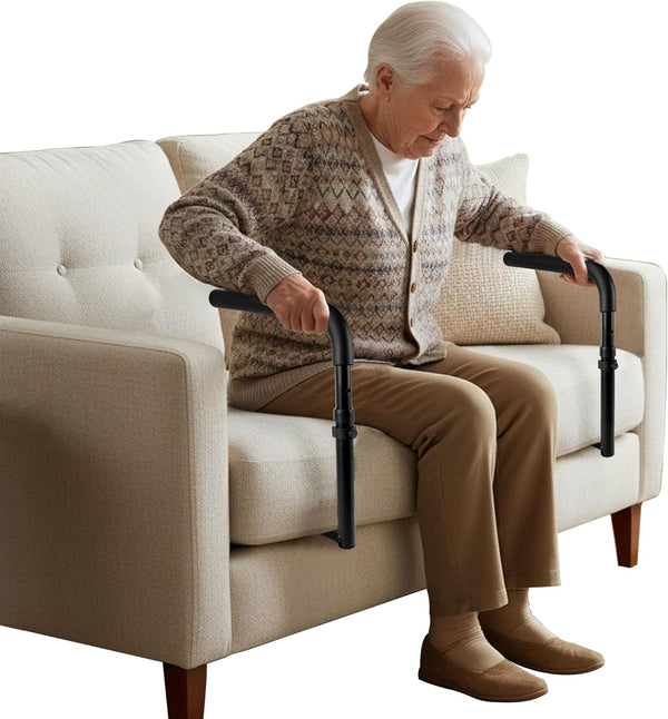 L1 Stand Assist Rail for Couch - Senior Standing Aid, Adjustable Mobility Support for Elderly & Disabled