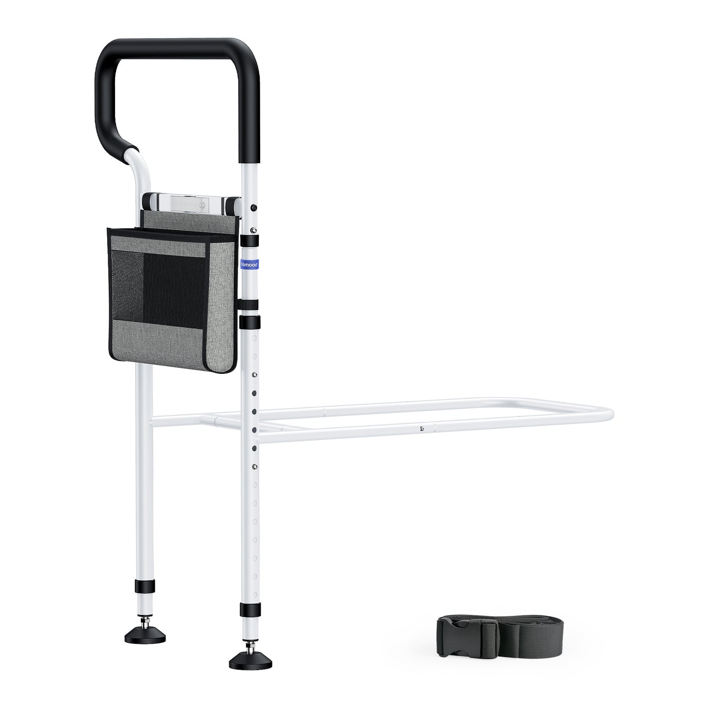Newly Released Nimood C3 Pro Bed Rails for Elderly Adults Safety, for Bedside Safety at Night, White