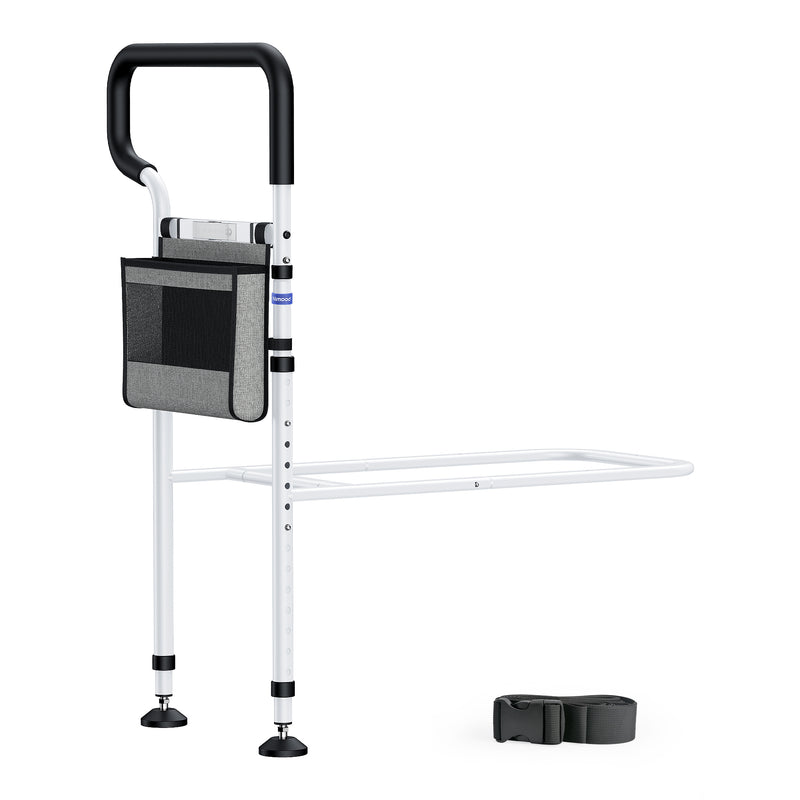 Newly Released Nimood C3 Pro Bed Rails for Elderly Adults Safety, for Bedside Safety at Night, White