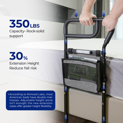 C3 Pro Bed Rails for Elderly Adults Safety, Adjustable Heights Bed Cane
