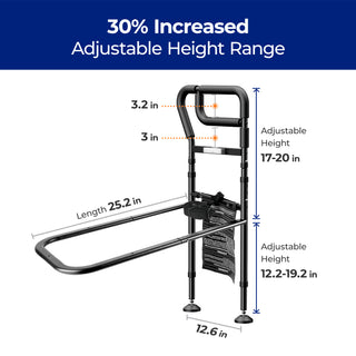 C3 Pro Bed Rails for Elderly Adults Safety, Adjustable Heights Bed Cane