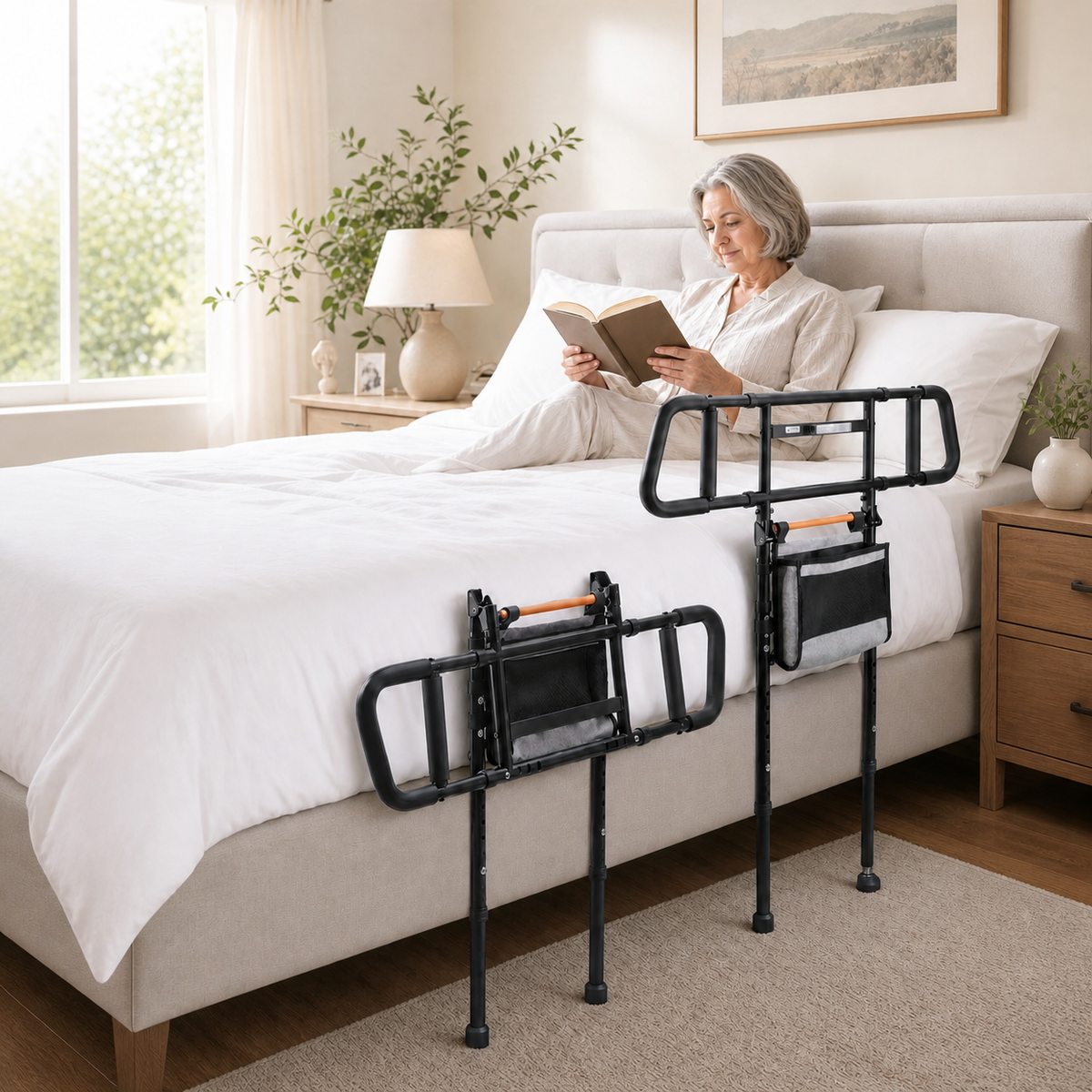 Bed rail guide image