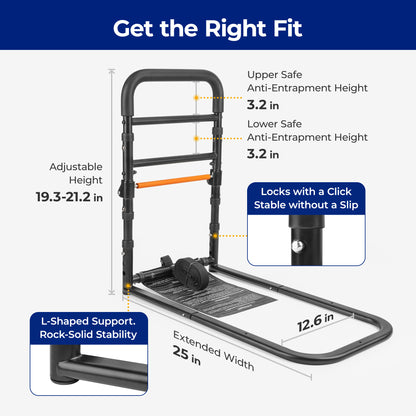 C1 Fold Bed Rails for Elderly Adults Safety