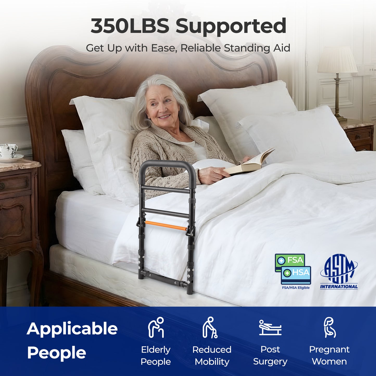 C1 Fold Bed Rails for Elderly Adults Safety